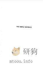 A GRAMMAR OF LATE MODERN ENGLISH  PAPT I THE SENTENCE（ PDF版）
