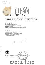 ACOUSTICS AND VIBRATIONAL PHYSICS PDF电子版封面