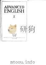 ADVANCED ENGLISH II PDF电子版封面