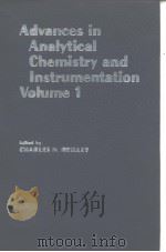 Advances in analytical chemistry and instrumentation.Vol.1.1960. PDF电子版封面