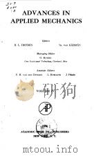 ADVANCES IN APPLIED MECHANICS VOLUME IV PDF电子版封面