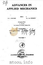 ADVANCES IN APPLIED MECHANICS VOLUME V PDF电子版封面