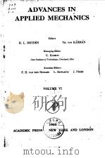 ADVANCES IN APPLIED MECHANICS VOLUME VI（ PDF版）
