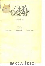 Advances in catalysis;V.35.1987. PDF电子版封面