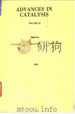 Advances in catalysis;Vol.34.1986. PDF电子版封面