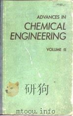 Advances in chemical engine ering.Vol.3.1962. PDF电子版封面