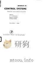 Advances in control systems.v.6.1968. PDF电子版封面