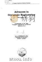 Advances in cryogenic engineering. v. 10(Sections A-L). 1965. PDF电子版封面
