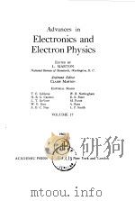 Advances in Electronics and Electron Physics L.MARTON Vol.17 1962. PDF电子版封面
