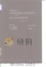 Advances in inorganic chemistry and radiochemistry.Vol.5.1963. PDF电子版封面