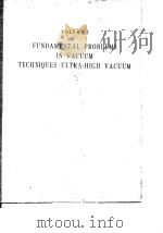 Advances in Vacuum Science and Technology Vol.I-Ⅱ 1960 PDF电子版封面
