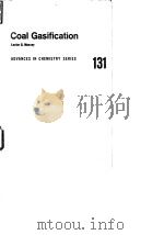 American Chemical Society Division of Fuel Chemistry.Coal gasification.1974. PDF电子版封面