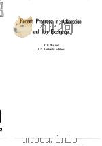 American Institute of Chemical Engineers.Recent progress in adsorption and ion exchange 1987.（ PDF版）