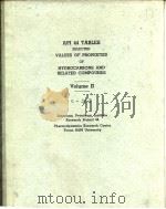 American Petroleum Institute Selected values of properties of hydrocarbons and related compounds.v.2 PDF电子版封面