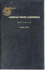 American Power Conference.Proceedings.v.22.1960. PDF电子版封面