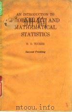 AN INTRODUCTION TO PROBABILITY AND MATHEMATICAL STATISTICS PDF电子版封面
