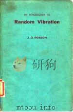 AN INTRODUCTION TO Random Vibration PDF电子版封面 J.D.ROBSON