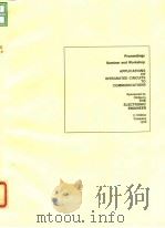Applications ingegrated circuits to communication (Proceedings)1970 PDF电子版封面