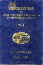 Beijing Conference and Exhibition on Instrumental Analysis.Proceedings;V.1-2.1985. PDF电子版封面