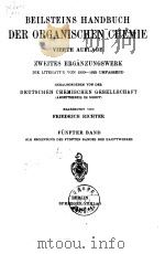 BEILSTEIN ORGANISCHE CHEMIE 5 PDF电子版封面
