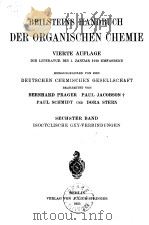 BEILSTEIN ORGANISCHE CHEMIE 6 PDF电子版封面