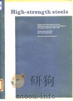 British Iron and Steel Research Association.Engineering Properties Committee.High-strength steels.19 PDF电子版封面