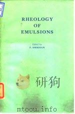 British Society of Rheology.Rheology of emulsions.1963. PDF电子版封面