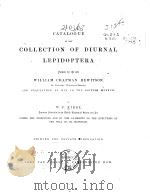 CATALOGUE OF THE COLLECTION OF DIURNAL LEPIDOPTERA（ PDF版）