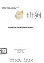 CHAPTER 4-GAS FLOW MEASUREMENT METHODS PDF电子版封面