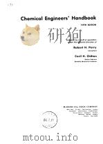 Chemical engineers'handbook. 1973. Section 1 Mathematical Tables PDF电子版封面