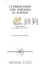 CLASSIFICATION AND INDEXING IN SCIENCE PDF电子版封面