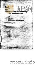 Coal and Modern Coal Processing:An Lntroduction PDF电子版封面