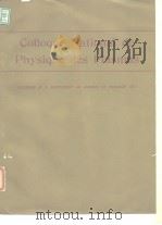 Colloque National de Physique des Plasmas.1977. PDF电子版封面