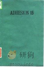 Conference on...... Adhesion 15.1989. PDF电子版封面
