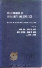 CONTRIBUTIONS TO PROBABILITY AND STATISTICS     PDF电子版封面     