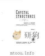 Crystal Structures PDF电子版封面