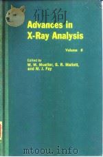 Denver.University.Denver Research Institute.Advances in X-ray analysis.v.8.1965. PDF电子版封面