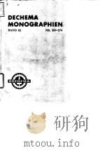 Deutsche Gesellschaft fur Chemisches Apparatewesen Dechema Monograpien.Bd.22.1954. PDF电子版封面