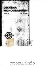 Deutsche Gesellschaft fur Chemisches Apparatewesen Dechema Monograpien.Bd.43.1962.（ PDF版）