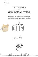 DICTIONARY OF GEOLOGICAL TERMS（ PDF版）