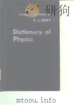 DICTIONARY OF PHYSICS PDF电子版封面