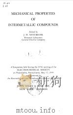 Electrochemical Society.Electrothermics and Metallurgy Division.Mechemical properties of intermetall PDF电子版封面