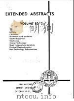 Electrochemical Society.Extended abstracts;v.82-2.1982. PDF电子版封面