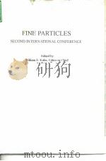 Electrochemical Society.Fine particaes.1974. PDF电子版封面
