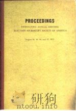 Electron Microscopy Society of America.Proceedings;31st Annual Meeting.1974. PDF电子版封面