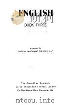 ENGLISH 900 BOOK THREE PDF电子版封面