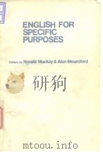 English for Specific Purposes PDF电子版封面