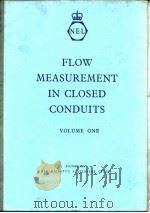 Flow Measurement in Closed Conduite Vol.1-2 1962. PDF电子版封面
