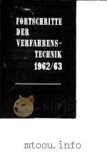 Fortschritte der verfahrenstechnik.Bd.6.1962-63. PDF电子版封面
