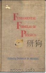 FUNDAMENTAL FORMULAS OF PHYSICS PDF电子版封面